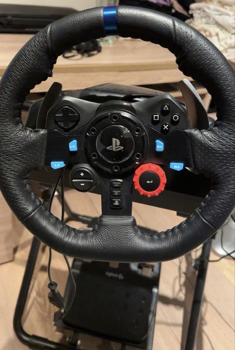 Logitech G29 + schimbător + pedale + stand MYRIA MG7424