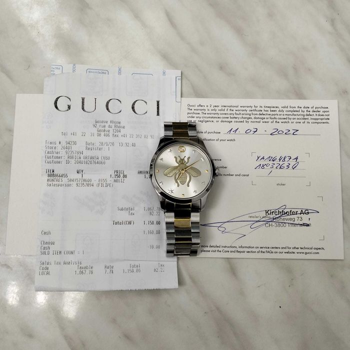 Ceas Gucci G-Timeless Quartz 38 mm la Cutie cu Garantie Zeus 22119