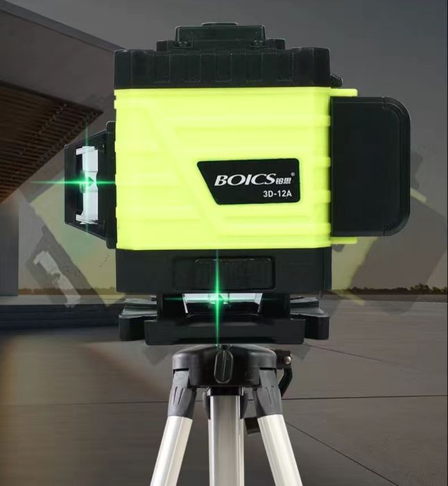 Лазерный уровень 4д комплект