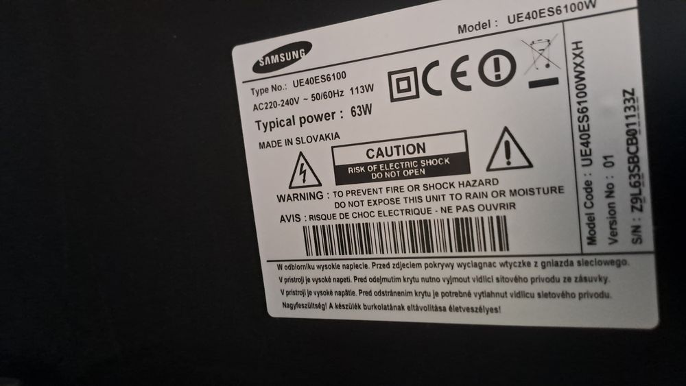 Samsung Led  smatt tv 40