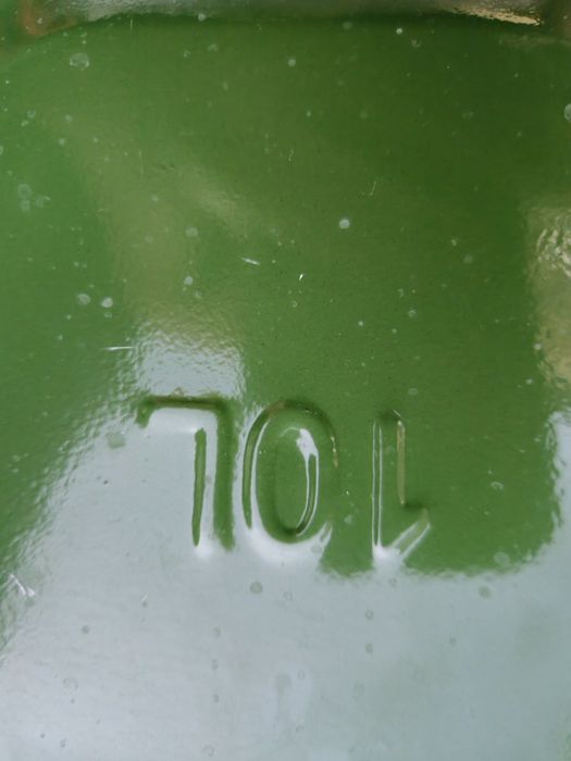 Canistră metalică combustibil 10L benzină motorină verde militar