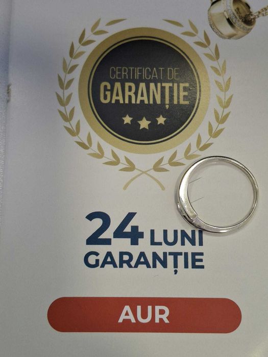 Inel din aur alb  9K (AG32 B28573.1) 2 ANI GARANTIE!