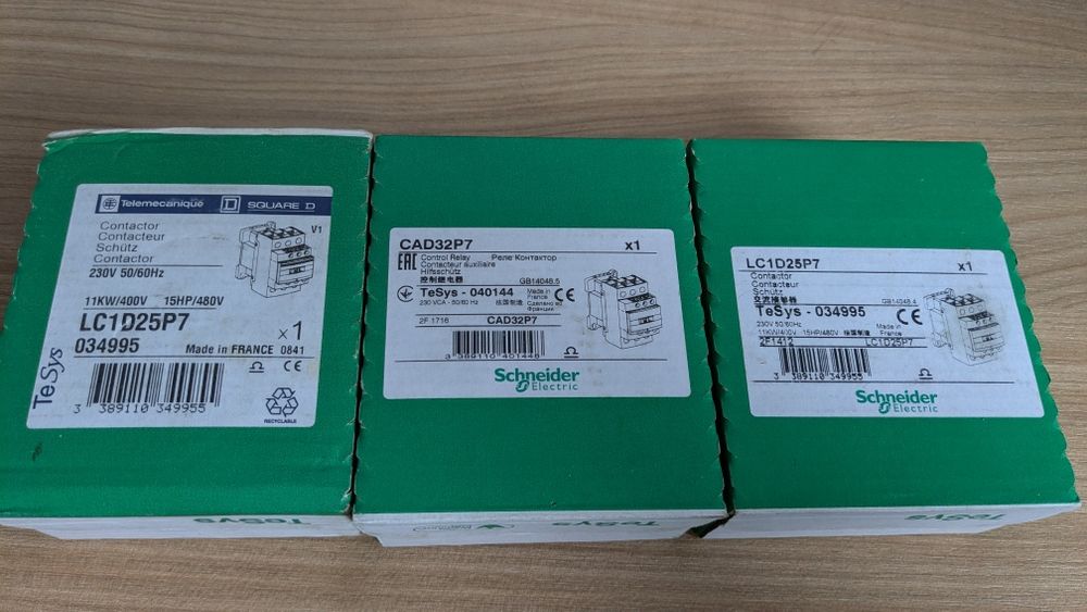 Контактори Шнайдер Френски 11kw 25A