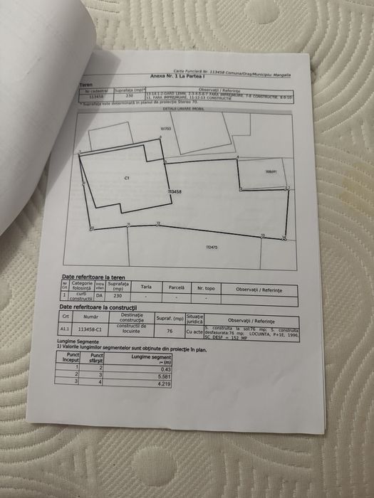 Vand teren cu casa in Mangalia aproape de sensul giratoriu