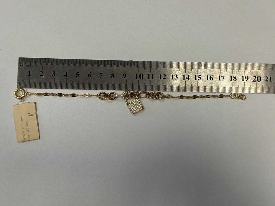 *** Ново Злато / Много Красива *** Златна гривна 14к 5.85гр