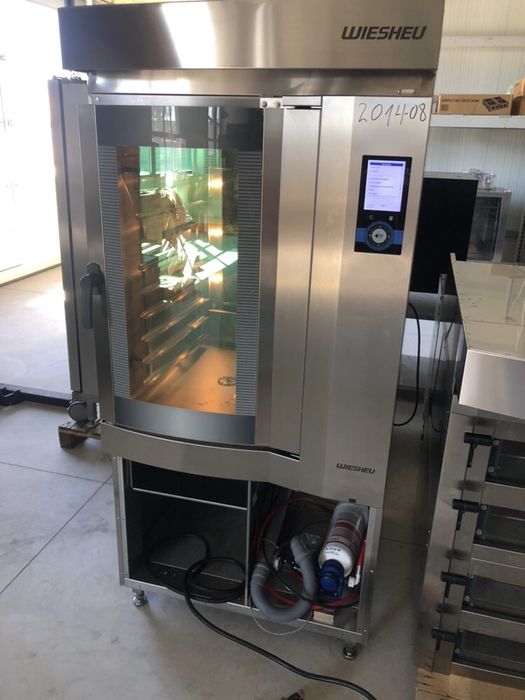 Хлебарски/Сладкарски Конвектомат Висхей/Wiesheu.САМОИЗМИВАНЕ!10 тави!