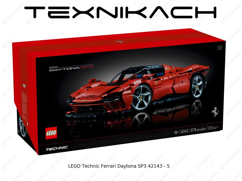 LEGO Technic Ferrari Daytona SP3 42143 • Yetkazib berish: 624 у.е ...