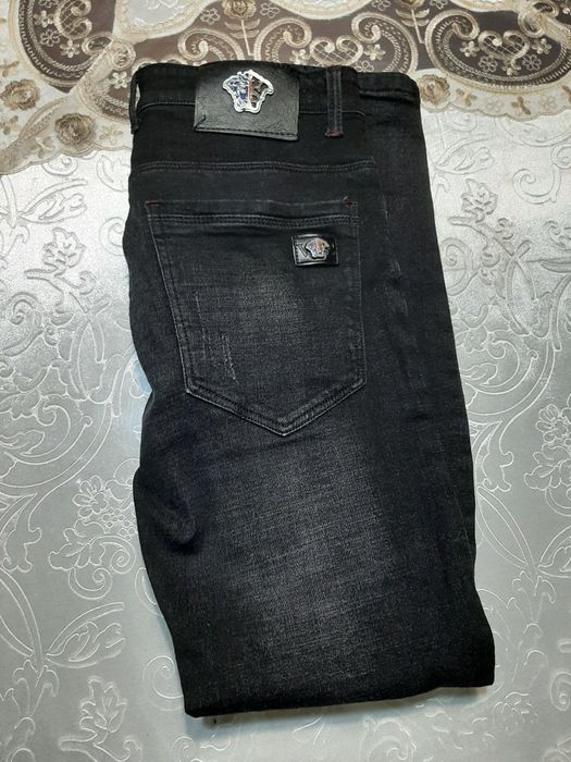 Джинсы черные черного цвета брюки