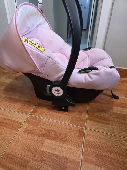 Carucior pentru gemeni BABYLux Roz