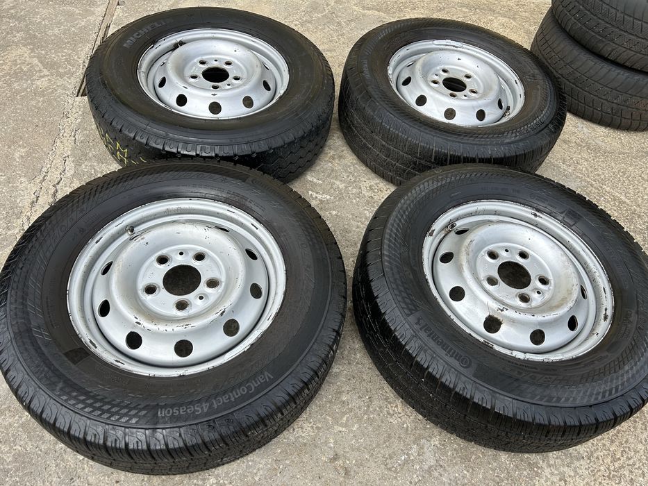 5x130 16 ски за fiat ducato 215 75 16c 4 сезони гумим