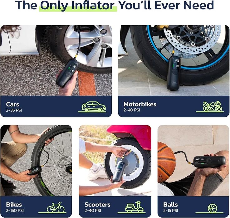 Woowind LP1 - Compresor portabil auto/biciclete/motociclete