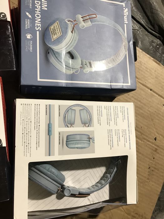 Casti Audio cu Fir Trust Urban-Denim Fyber Noi