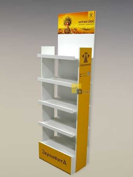 Торговое оборудование: стеллажи, витрины, стойки, островки под ключ