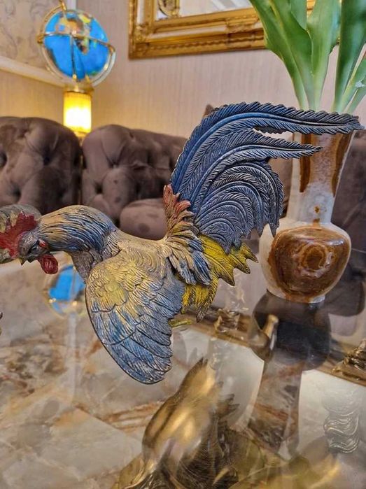 2 cocoșei din alama