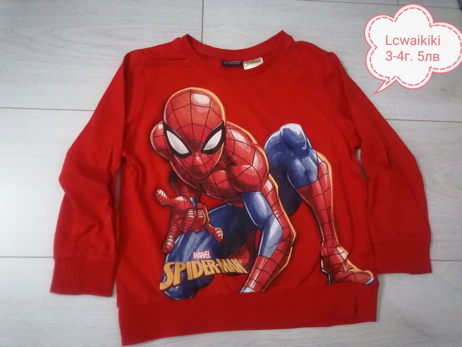Дрехи за момчета за 3-4 г. Spiderman