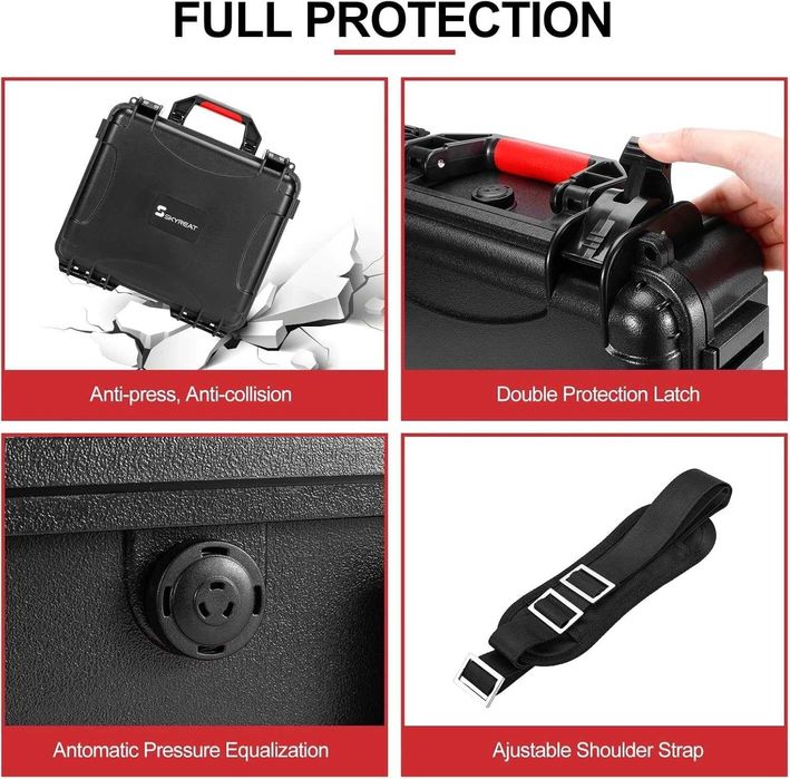 Нов преносим Водоустойчив твърд куфар за DJI Mini 4 Pro RC 2 аксесоари