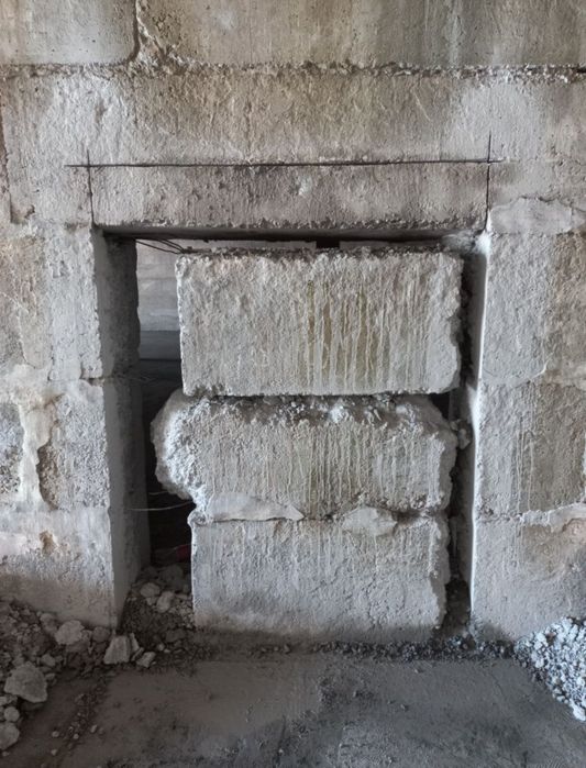 Перфоратор хизмати Алмазний бурда тешик очиш Аррада кесиш ишлари