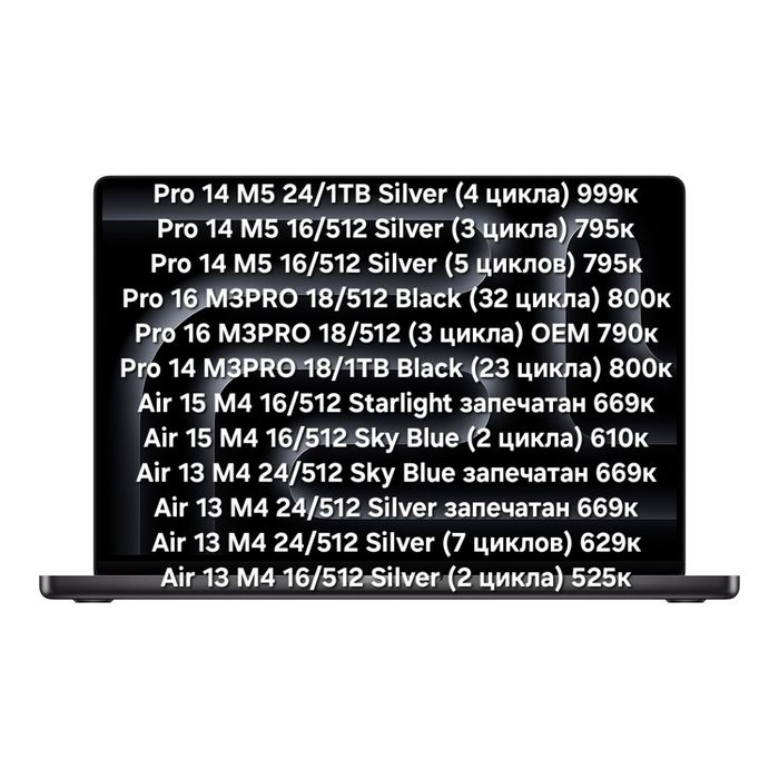 MacBook Air/Pro M1/M3/M4/M5