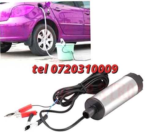Pompa Carburant Transfer Lichid Submersibila Electrica 12V Ulei