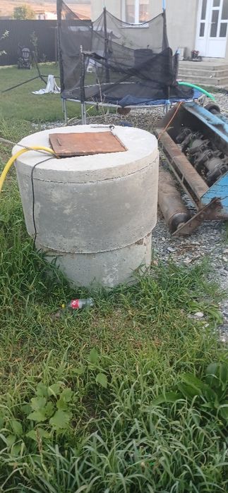 Vând tuburi fântână cu diametrul  exterior  de 100cm și înălțime de 50 cm