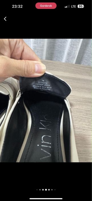 Кожаные лоферы Calvin Klein