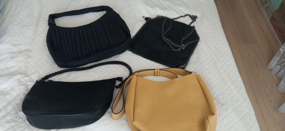 Чанти от изкуствена кожа и текстил