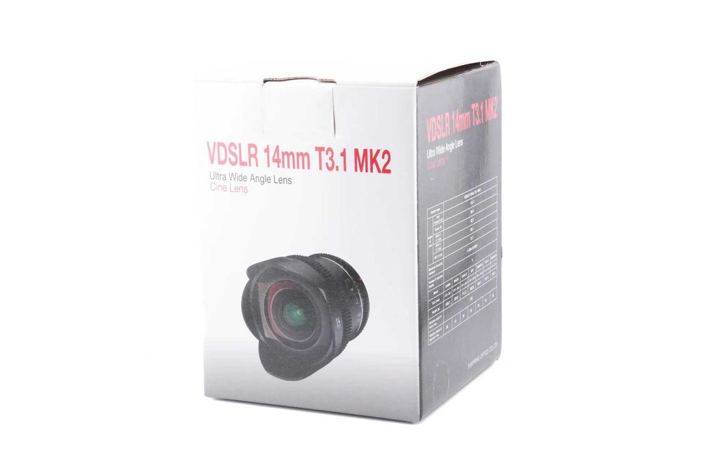 Obiectiv Samyang 14mm T3.1 VDSLR montura Canon EF