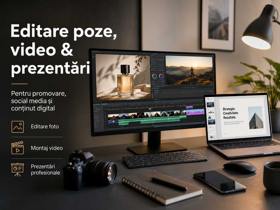 Editare poze, video & prezentări pentru nevoile tale