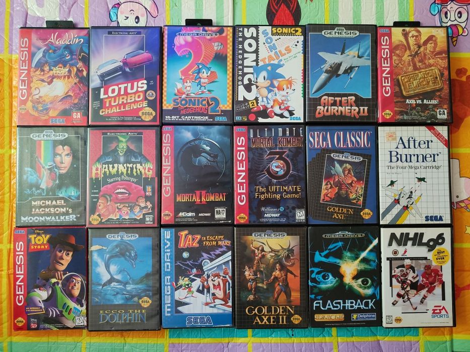 Лицензионные игры SEGA genesis/megadrive