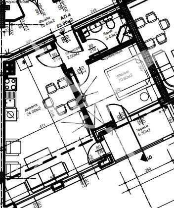Двустаен апартамент в Южен 844- 24544
