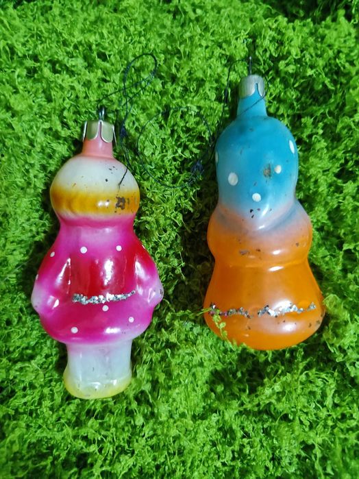 Ёлочные игрушки СССР,стекло