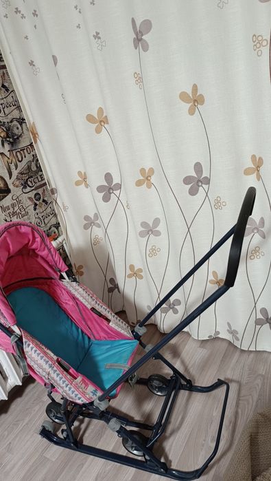 Коляска санки ника