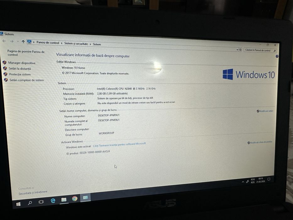 De vanzare laptop asus