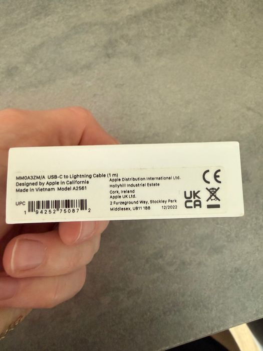оригинален Apple USB-C to Lightning Cable