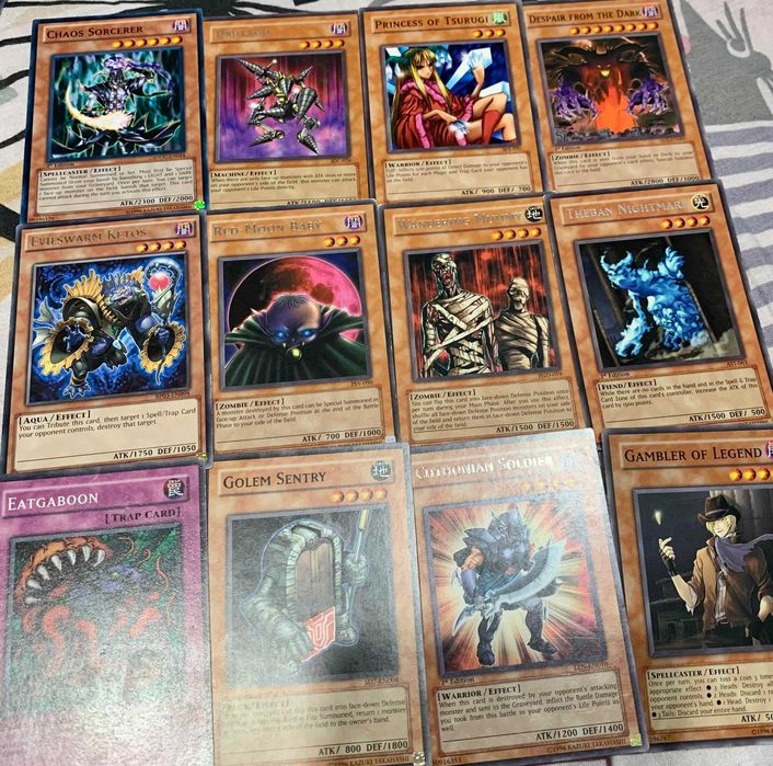 Автентични Yu-Gi-Oh! сингли singles,цели готови за игра тестета,yugioh