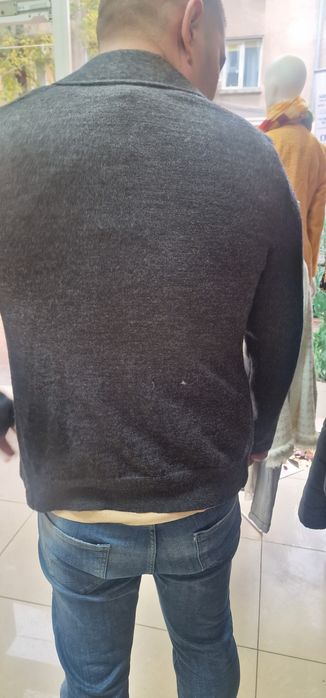 Дворедно вталено сако (жилетка) Zegna от кашмир и вълна