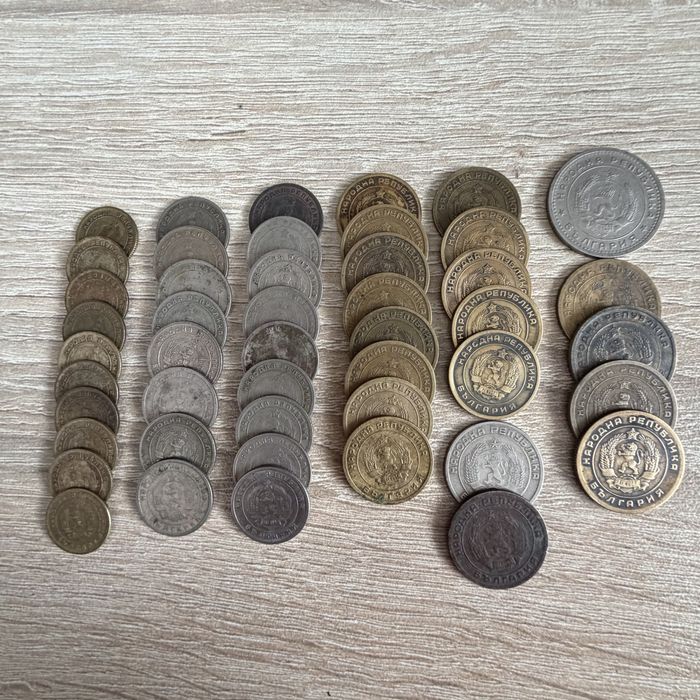 47 Стари Български монети 1951-1960 год.