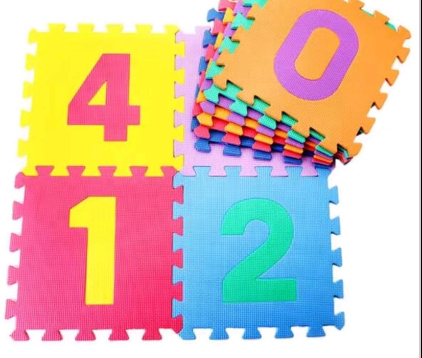 Постелка пъзел за игра 30х30см  10 парчета в пакет