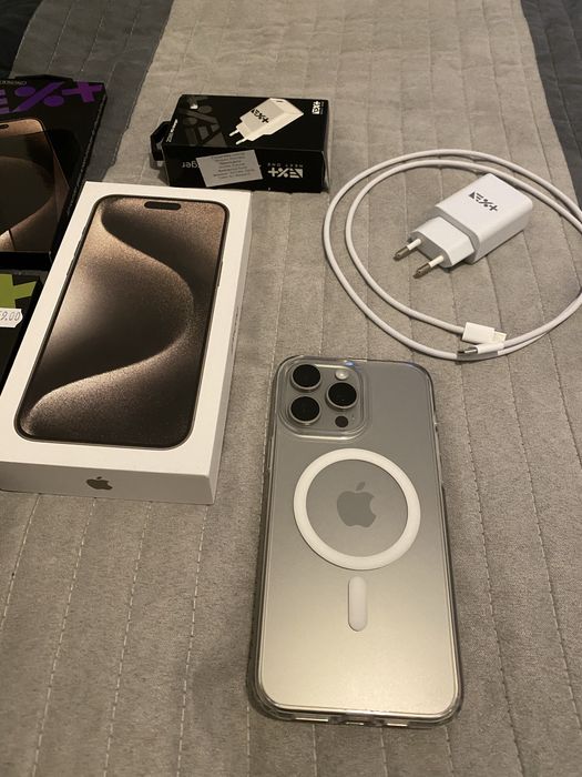 iPhone 15 Pro Max 512GB Natural Titanium Като НОВ