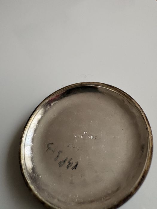 Ceas de buzunar vintage HOSAM Deluxe, Swiss Made, mecanic, 17 rubine,