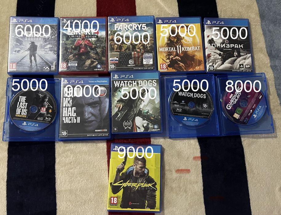 Продам Игры на пс 4/5