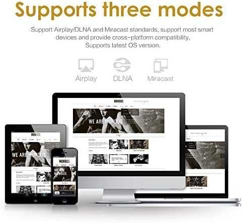 Player HDMI  MiraScreen, Wifi Display Dongle, AirPlay, Miracast, DLNA