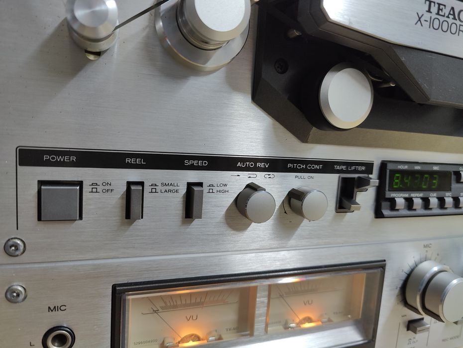 Teac X-1000R +original dust cover
