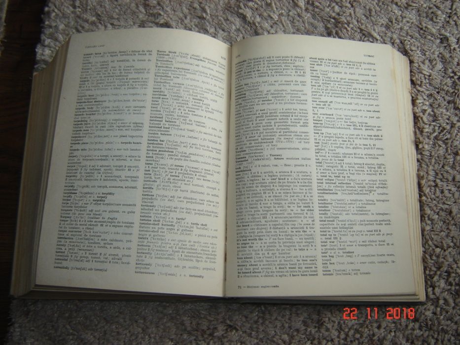 Dictionar Englez-Roman XXL anul 1984