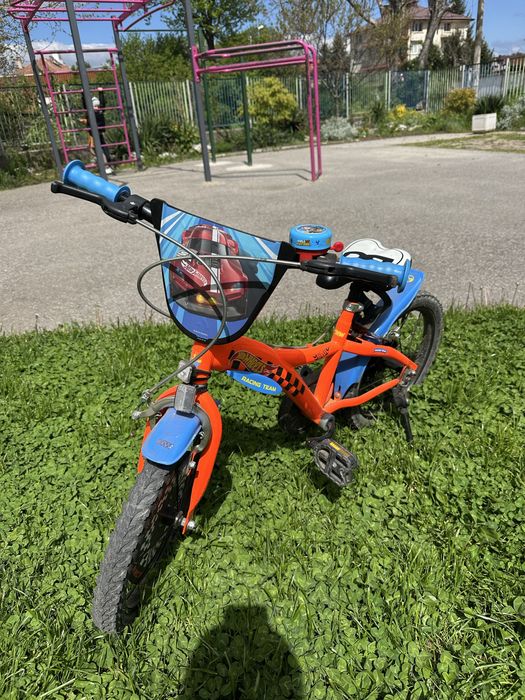 Детско колело Dino Bikes Hot Wheels 16“, с бутилка