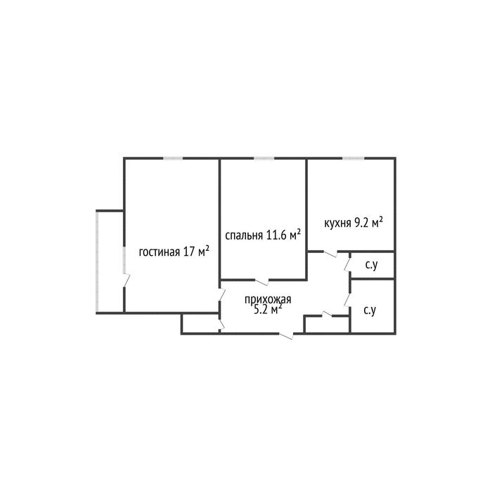 Продам 2-комнатную р-он СХИ