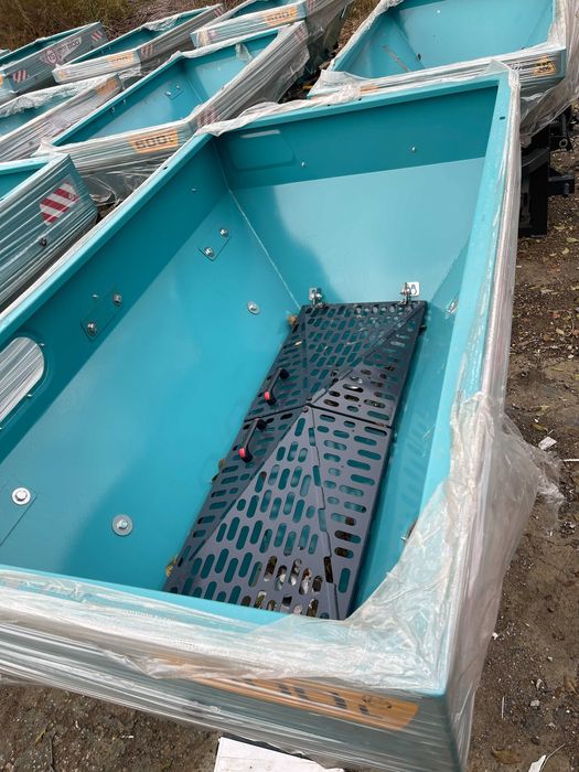 Разбрасыватель удобрений РУМ-800 усиленный с садовой приставкой 1-7