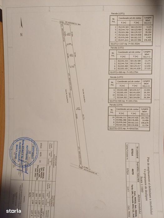 Teren de vânzare în zonă rurală, 500mp