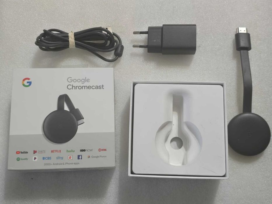 Media Player Chromecast Google 3rd Gen. Model NC2-6A5-1600 HDMI
