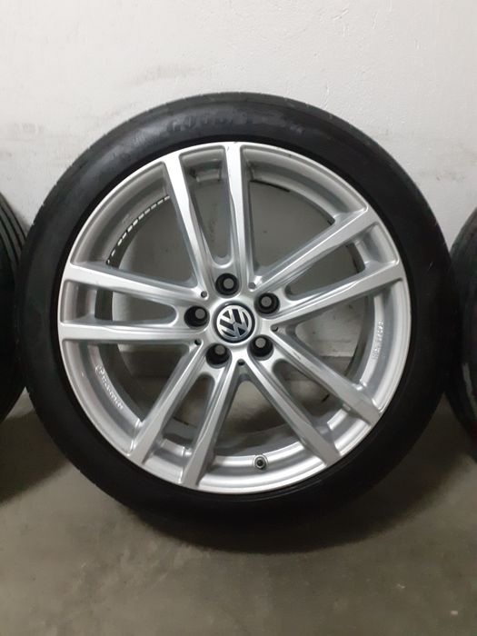 Джанти VW 5x112  с летни гуми 18 цола